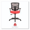 A Picture of product ALE-EL42BME30B Alera® Elusion™ Series Mesh Mid-Back Swivel/Tilt Chair Supports Up to 275 lb, 17.9" 21.8" Seat Height, Red