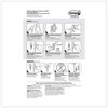 A Picture of product MMM-17053BN Command™ Decorative Hooks Traditional, Large, Plastic, Silver, 5 lb Capacity, 1 Hook and 2 Strips/Pack