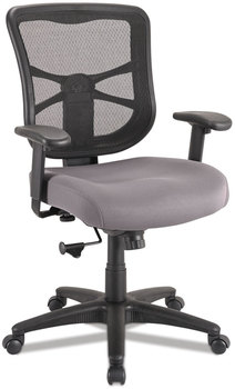 Alera® Elusion™ Series Mesh Mid-Back Swivel/Tilt Chair Supports Up to 275 lb, 17.9" 21.8" Seat Height, Gray