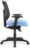 A Picture of product ALE-EL42BME70B Alera® Elusion™ Series Mesh Mid-Back Swivel/Tilt Chair Supports Up to 275 lb, 17.9" 21.8" Seat Height, Light Blue