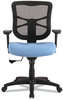 A Picture of product ALE-EL42BME70B Alera® Elusion™ Series Mesh Mid-Back Swivel/Tilt Chair Supports Up to 275 lb, 17.9" 21.8" Seat Height, Light Blue