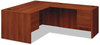 A Picture of product HON-10784LCO HON® 10700 Series™ "L" Workstation Desk with Three-Quarter Height Pedestal on Left 66" x 30" 29.5", Cognac