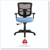 A Picture of product ALE-EL42BME70B Alera® Elusion™ Series Mesh Mid-Back Swivel/Tilt Chair Supports Up to 275 lb, 17.9" 21.8" Seat Height, Light Blue