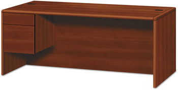 HON® 10700 Series™ Single Pedestal Credenza 1 Box/File 72w x 36d 29.5h Cognac