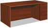 A Picture of product HON-10787RCO HON® 10700 Series™ Single Pedestal Desk with Full-Height on Right 72" x 36" 29.5", Cognac