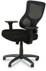 A Picture of product ALE-ELT4214F Alera® Elusion® II Series Mesh Mid-Back Swivel/Tilt Chair with Adjustable Arms Supports 275lb, 17.51" to 21.06" Seat Height, Black