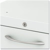 A Picture of product HON-15923ALPJW HON® Flagship® Mobile Pedestal Left/Right, 2 Drawer: Box/File, Letter, Designer White, 15 x 22.88 22