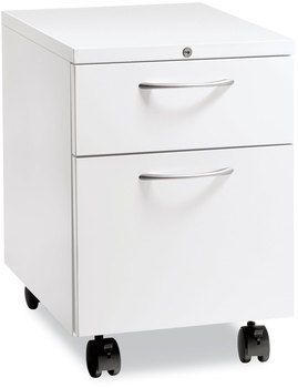 HON® Flagship® Mobile Pedestal Left/Right, 2 Drawer: Box/File, Letter, Designer White, 15 x 22.88 22
