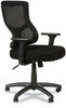 A Picture of product ALE-ELT4214F Alera® Elusion® II Series Mesh Mid-Back Swivel/Tilt Chair with Adjustable Arms Supports 275lb, 17.51" to 21.06" Seat Height, Black