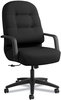 A Picture of product HON-2091CU10T HON® Pillow-Soft® 2090 Series Executive High-Back Swivel/Tilt Chair Supports Up to 300 lb, 17" 21" Seat Height, Black