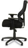 A Picture of product ALE-ELT4214S Alera® Elusion® II Series Mesh Mid-Back Synchro with Seat Slide Chair Supports Up to 275 lb, 17.51" 21.06" Height, Black