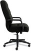 A Picture of product HON-2091SR11T HON® Pillow-Soft® 2090 Series Executive High-Back Swivel/Tilt Chair Supports Up to 300 lb, 16.75" 21.25" Seat Height, Black