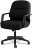 A Picture of product HON-2092CU10T HON® Pillow-Soft® 2090 Series Managerial Mid-Back Swivel/Tilt Chair Supports Up to 300 lb, 17" 21" Seat Height, Black