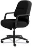 A Picture of product HON-2092CU10T HON® Pillow-Soft® 2090 Series Managerial Mid-Back Swivel/Tilt Chair Supports Up to 300 lb, 17" 21" Seat Height, Black