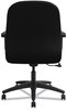 A Picture of product HON-2092CU10T HON® Pillow-Soft® 2090 Series Managerial Mid-Back Swivel/Tilt Chair Supports Up to 300 lb, 17" 21" Seat Height, Black