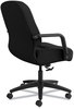 A Picture of product HON-2092CU10T HON® Pillow-Soft® 2090 Series Managerial Mid-Back Swivel/Tilt Chair Supports Up to 300 lb, 17" 21" Seat Height, Black