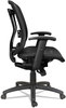 A Picture of product ALE-EN4218 Alera® Eon Series Multifunction Mid-Back Suspension Mesh Chair Supports Up to 275 lb, 17.51" 21.25" Seat Height, Black