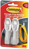 A Picture of product MMM-17304 Command™ Adhesive Cord Management Cable Bundler, White, 2/Pack
