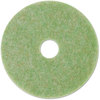 A Picture of product 970-177 3M™ TopLine Autoscrubber Pads 5000 Low-Speed Floor 20" Diameter, Green/Amber, 5/Carton