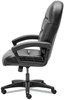 A Picture of product HON-2095HPWST11T HON® Pillow-Soft® 2090 Series Executive High-Back Swivel/Tilt Chair Supports Up to 250 lb, 16" 21" Seat Height, Black