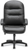 A Picture of product HON-2095HPWST11T HON® Pillow-Soft® 2090 Series Executive High-Back Swivel/Tilt Chair Supports Up to 250 lb, 16" 21" Seat Height, Black