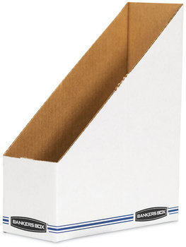 Bankers Box® STOR/FILE™ Corrugated Magazine File Stor/File 4 x 9.25 11.75, White, 12/Carton