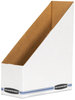 A Picture of product FEL-10723 Bankers Box® STOR/FILE™ Corrugated Magazine File Stor/File 4 x 9.25 11.75, White, 12/Carton