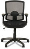 A Picture of product ALE-ET4218 Alera® Etros Series Suspension Mesh Mid-Back Synchro Tilt Chair Supports Up to 275 lb, 15.74" 19.68" Seat Height, Black