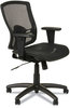 A Picture of product ALE-ET4218 Alera® Etros Series Suspension Mesh Mid-Back Synchro Tilt Chair Supports Up to 275 lb, 15.74" 19.68" Seat Height, Black