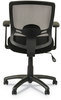 A Picture of product ALE-ET42ME10B Alera® Etros Series Mesh Mid-Back Chair Supports Up to 275 lb, 18.03" 21.96" Seat Height, Black