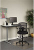 A Picture of product ALE-ET4614 Alera® Etros Series Mesh Stool Supports Up to 275 lb, 25.19" 35.23" Seat Height, Black