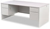 A Picture of product HON-38180G2Q HON® 38000 Series™ Double Pedestal Desk 72" x 36" 29.5", Light Gray