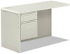 A Picture of product HON-38216LB9Q HON® 38000 Series™ Return Pedestal Box/File, 26.38w x 50.38d 31.38h, Left, Silver/Light Gray