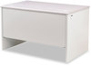 A Picture of product HON-38251G2Q HON® 38000 Series™ Single Pedestal Desk Right 48" x 30" 29.5", Light Gray