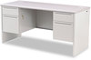 A Picture of product HON-38852G2Q HON® 38000 Series™ Kneespace Credenza 60w x 24d 29.5h, Gray Patterned