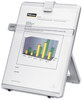 A Picture of product FEL-21103 Fellowes® Non-Magnetic Desktop Copyholder 25 Sheet Capacity, Plastic, Platinum