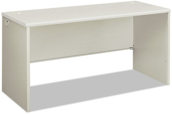 HON® 38000 Series™ Desk Shell 60" x 24" 30", Light Gray/Silver