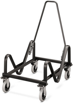 HON® Olson Stacker® Series Cart Metal, 21.38" x 35.5" 37", Black