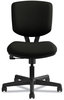 A Picture of product HON-5701SB11T HON® Volt® Series Leather Task Chair Supports Up to 250 lb, 18" 22.25" Seat Height, Black