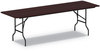 A Picture of product ALE-FT729630MY Alera® Rectangular Wood Folding Table 95.88w x 29.88d 29.13h, Mahogany