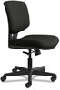 A Picture of product HON-5701SB11T HON® Volt® Series Leather Task Chair Supports Up to 250 lb, 18" 22.25" Seat Height, Black