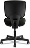 A Picture of product HON-5703SB11T HON® Volt® Series Leather Task Chair with Synchro-Tilt Supports Up to 250 lb, 18" 22.25" Seat Height, Black