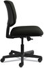 A Picture of product HON-5703SB11T HON® Volt® Series Leather Task Chair with Synchro-Tilt Supports Up to 250 lb, 18" 22.25" Seat Height, Black