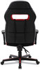 A Picture of product ALE-GM4136 Alera® Racing Style Ergonomic Gaming Chair Supports 275 lb, 15.91" to 19.8" Seat Height, Black/Red Trim Seat/Back, Base