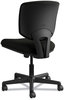 A Picture of product HON-5703SB11T HON® Volt® Series Leather Task Chair with Synchro-Tilt Supports Up to 250 lb, 18" 22.25" Seat Height, Black