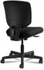 A Picture of product HON-5703SB11T HON® Volt® Series Leather Task Chair with Synchro-Tilt Supports Up to 250 lb, 18" 22.25" Seat Height, Black