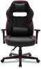 A Picture of product ALE-GM4136 Alera® Racing Style Ergonomic Gaming Chair Supports 275 lb, 15.91" to 19.8" Seat Height, Black/Red Trim Seat/Back, Base