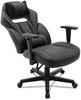 A Picture of product ALE-GM4146 Alera® Racing Style Ergonomic Gaming Chair Supports 275 lb, 15.91" to 19.8" Seat Height, Black/Gray Trim Seat/Back, Base