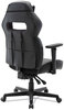 A Picture of product ALE-GM4146 Alera® Racing Style Ergonomic Gaming Chair Supports 275 lb, 15.91" to 19.8" Seat Height, Black/Gray Trim Seat/Back, Base