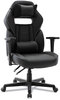 A Picture of product ALE-GM4146 Alera® Racing Style Ergonomic Gaming Chair Supports 275 lb, 15.91" to 19.8" Seat Height, Black/Gray Trim Seat/Back, Base